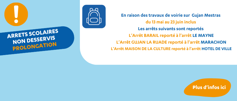 TRAVAUX GUJAN- SCOLAIRE  - PROLONGATION
