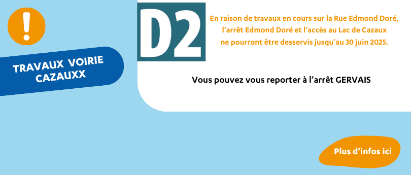 Travaux voirie Cazaux D2
