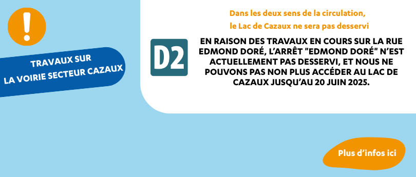 Travaux voirie Cazaux D2